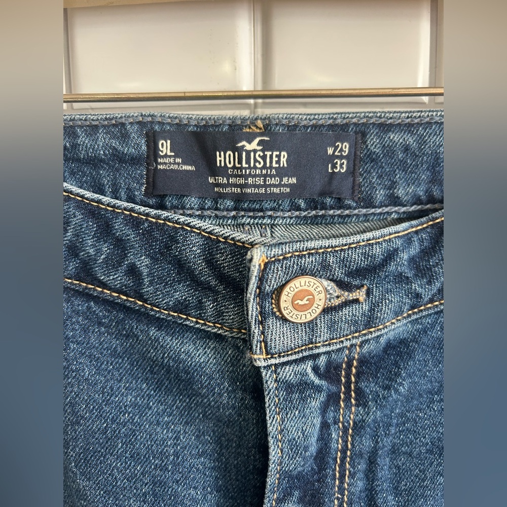 Hollister Two-Tone Blue Jeans size W 29/ L 33 - Picture 2 of 7